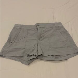 Athleta Gray Cargo Shorts Lightweight Casual